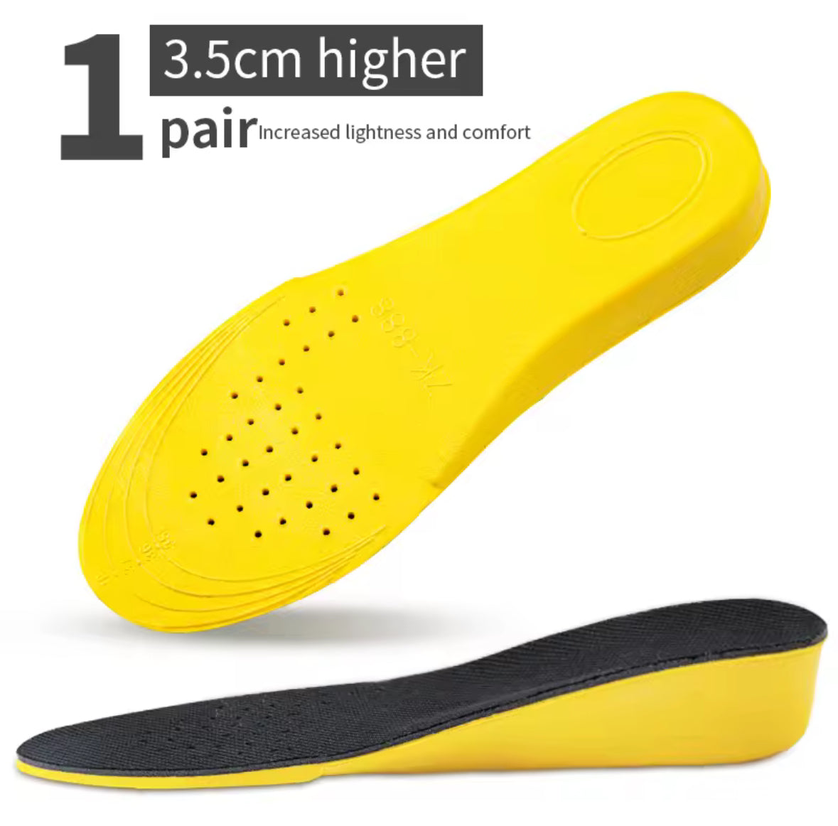 Prenez 4 cm de hauteur en un clin d’œil avec nos semelles grandissantes invisibles.