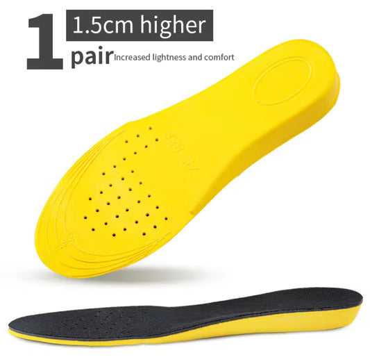 Prenez 4 cm de hauteur en un clin d’œil avec nos semelles grandissantes invisibles.