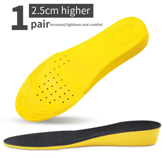 Prenez 4 cm de hauteur en un clin d’œil avec nos semelles grandissantes invisibles.